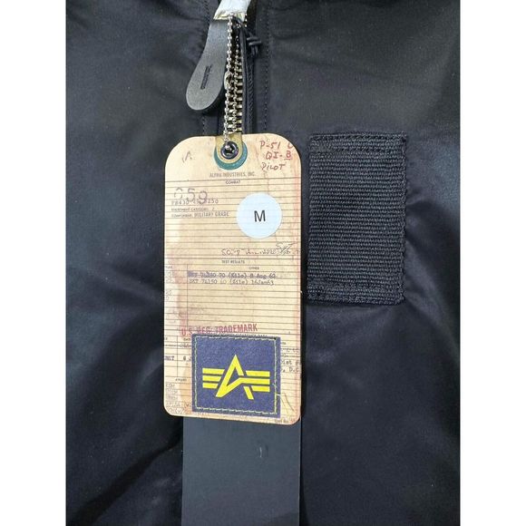 NWT ALPHA INDUSTRIES womens MA-1 NATUS W FLIGHT JACKET Size 14 - Picture 5 of 8